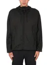 Ten C Combo Bonded Anorak Jacket In Black