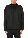 Ten C Combo Bonded Anorak Jacket In Black