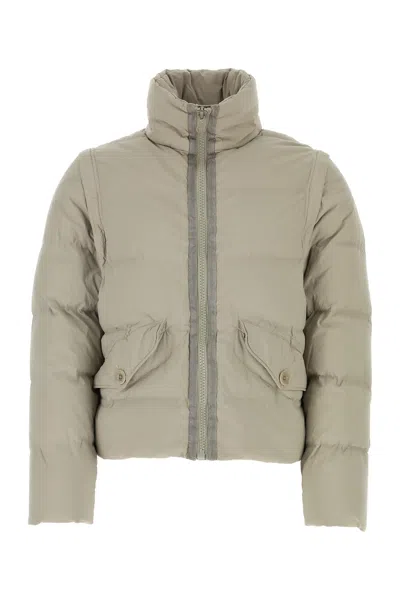 TEN C DOVE GREY NYLON AUSTRAL DOWN JACKET