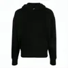 Ten C Relaxed Fit Black Cotton Hoodie In Black