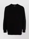 Ten C Relaxed Fit Textured Knit Sweater In Black