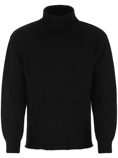 TEN C ROLL-NECK WOOL SWEATER