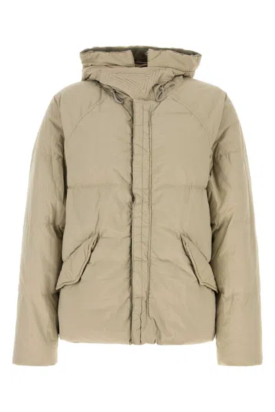 TEN C SAND NYLON ARTICO DOWN JACKET