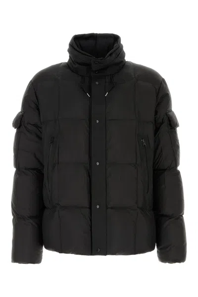 TEN C TEN C BLACK NYLON SHELTER COMBO DOWN JACKET