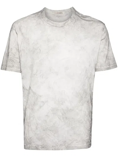 Ten C Short-sleeve Cotton T-shirt In Grey