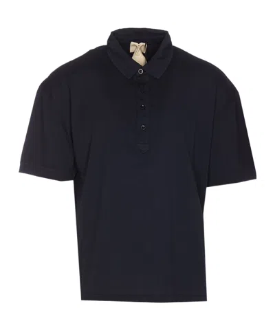 Ten C Short-sleeved Polo Shirt In Black