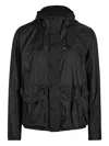 Ten C Skye Panelled Shell Jacket In Black