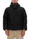 Ten C Hooded Padded Quilted Jacket Pockets