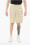 Ten C Solid Color Nylon Cargo Shorts