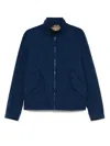Ten C Stand Up-collar Jacket In Blue