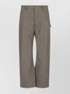 Ten C Straight Trousers With Belt Loops And Pockets