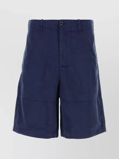 TEN C STRETCH COTTON BERMUDA SHORTS