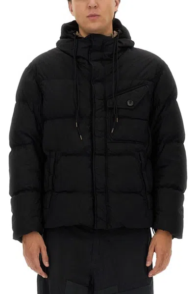 Ten C Men Down Jacket "survival Down" In Black