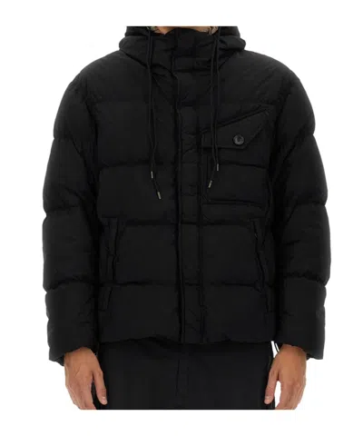 Ten C Survival Down Puffer Jacket In Black