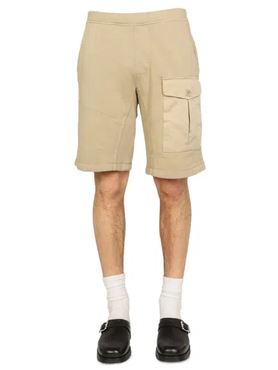 Ten C Sweatshirt Bermuda In Neutral