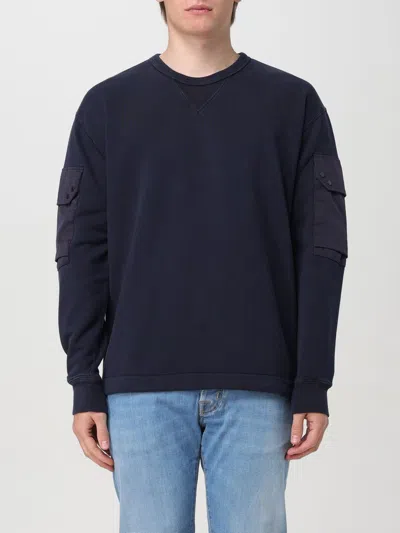 TEN C SWEATSHIRT TEN C MEN COLOR BLUE,F38731009