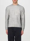 Ten C Printed Cotton Sweatshirt In Grey