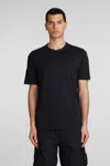 Ten C Logo Pocket T-shirt With Buttons In Black