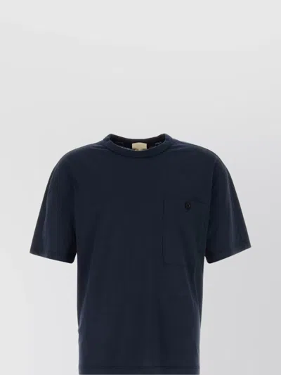 Ten C T-shirt Chest Pocket Cotton In Blue
