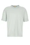 Ten C Crew Neck Plain Design Short Sleeves T-shirt In Green