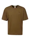 Ten C Logo-embroidered Cotton T-shirt In Green