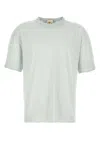 Ten C Crew Neck Plain Design Short Sleeves T-shirt In Green