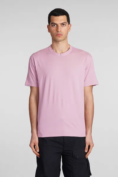 Ten C T-shirt In Rose-pink Cotton
