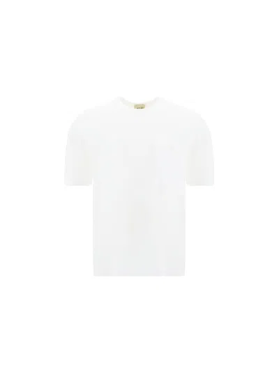 Ten C T-shirt In Bianco Neve
