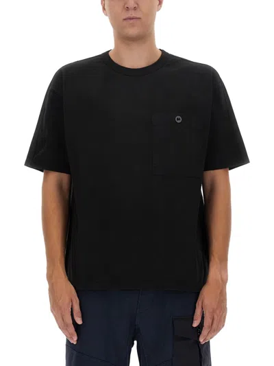 Ten C T-shirt With Logo In Black