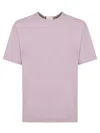 Ten C Rear Logo Mauve T-shirt In Purple