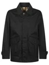 Ten C Collared Flap Pockets Adjustable Cuffs Jacket In Multi