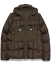 Ten C Down Jacket In Green