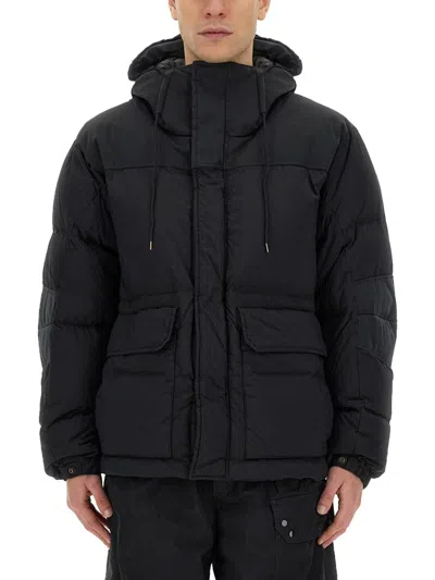 Ten C Tempest Combo Down Jacket In Black