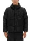 Ten C Storm Jacket With Hood And Pockets In Black