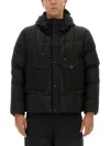 Ten C Storm Jacket With Hood And Pockets In Black