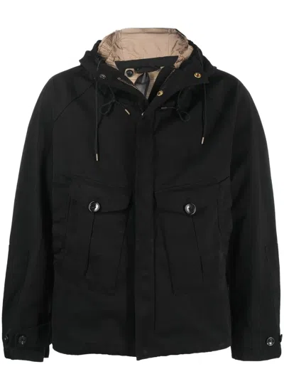 Ten C Tempest Hooded Jacket In Black