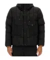 Ten C Storm Jacket With Hood And Pockets In Black