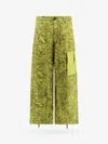 Ten C Awake Ny Cargo Pants With Wide Leg In Green