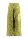 Ten C Awake Ny Cargo Pants With Wide Leg In Green