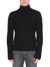 Ten C Man Turtleneck Cocoa Size 46 Wool In Black
