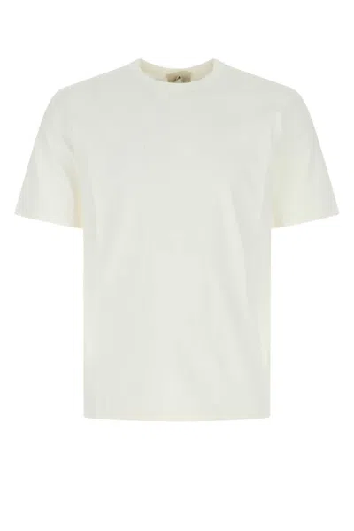 TEN C WHITE COTTON T-SHIRT
