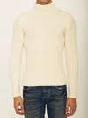 Ten C Slim Fit Wool Turtleneck Sweater In Multi
