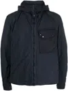Ten C Zipped-up Chest-pocket Jacket In Blue