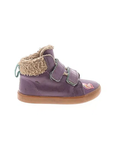 Pre-owned Ten Little Kids' Ankle Boots In Purple