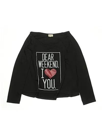 Pre-owned Ten Sixty Sherman Girls Kids' Sweatshirt In Black