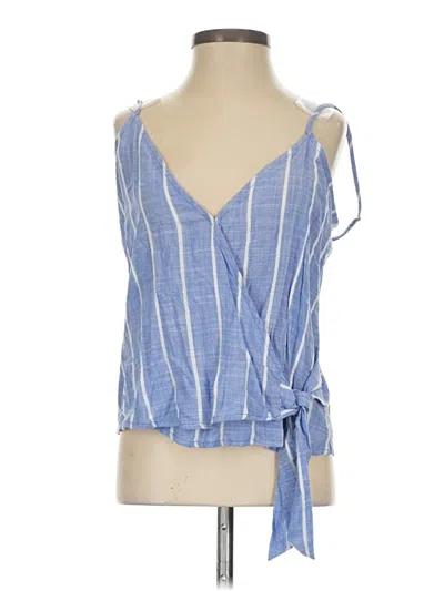 Pre-owned Ten Sixty Sherman Sleeveless Blouse In Blue