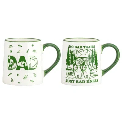 Ten Strawberry Street 10 Strawberry Street Ari Father's Day Coffee Mug Gift Set Nature Dad In Green