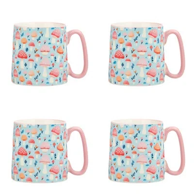 Ten Strawberry Street 10 Strawberry Street Bella Mug, Petalcap Mushroom Meadow In Multi