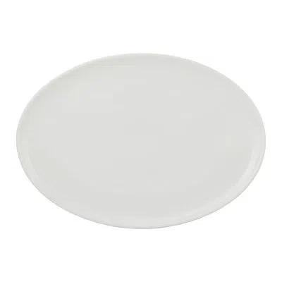 Ten Strawberry Street 10 Strawberry Street Bliss Coupe Oval Platter, 14" In White
