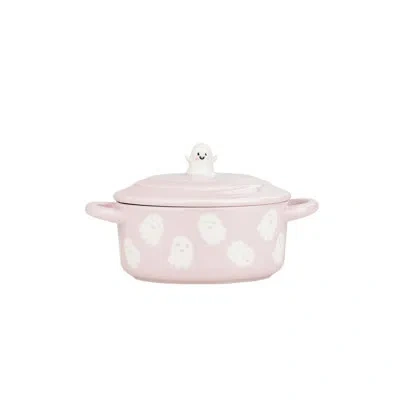 Ten Strawberry Street 10 Strawberry Street Flying Ghost Bakeware, Cocotte, Pink